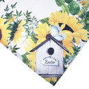 Kit 4 Guardanapos de Tecido  Coelho da Páscoa Girassol 40cmx40cm