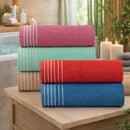 5-Piece Kalistra Bath Towel Set 340g Terry 100% Cotton 150x77cm