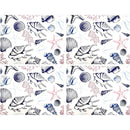 Kit 4 Jogo Americano Mar da Charlô 43cmx34cm