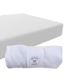 Set of 3 Individual Jersey Sheets 100% Cotton with Elastic American Crib Hypoallergenic 160x98x12cm