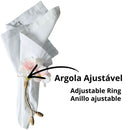 Argola de Guardanapo Cerejeira Ajustável Tiemi Maison Charlô Kit 4 Unidades