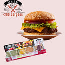 CoCook Hamburguer 5 sabores Temperos 100% natural Grelhado Chimichurri Mostarda Abacate Kmeli Suneli