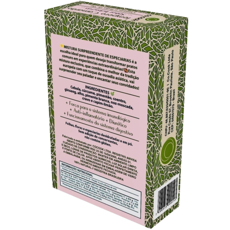 Tempero Funcional 100% Natural CoCook Camarão Sabor Indonésia 75g