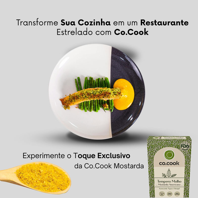 CoCook Caixa 20 Pack Molho Natural Mostarda Americana 150g