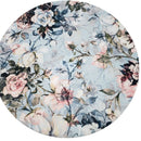 Kit 4 Capas para Sousplat Floral Vintage Azul da Charlô 35cmx35cm