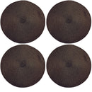 Kit 4 Sousplats YOI Marrom 38cmx38cm