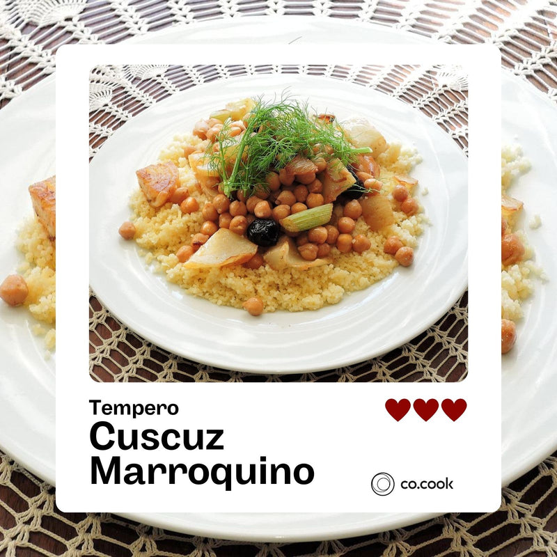 CoCook Caixa 20 Especiaria Natural Tempero Cuscuz Sabor Marrocos 75g