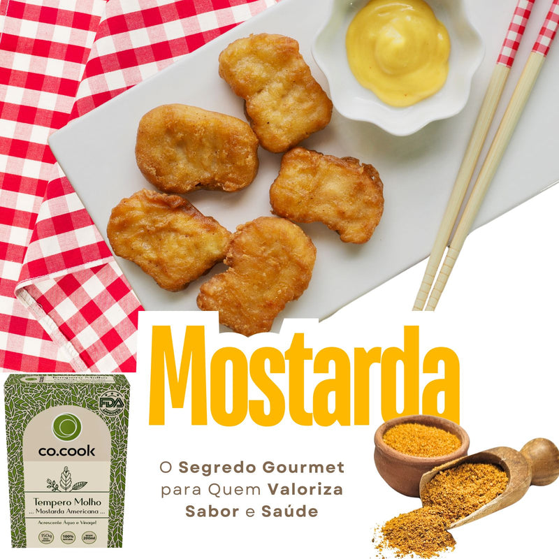 CoCook Caixa 20 Pack Molho Natural Mostarda Americana 150g