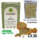 CoCook Caixa 20 Pack Especiaria Natural Tempero Batata Sabor India 75g
