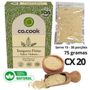 CoCook Caixa 20 Especiaria 100% Natural Tempero Peixe Sabor Malásia 75g