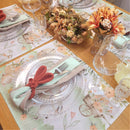 Kit 4 Jogos Americanos Jardim Encantado Coelho da Páscoa Pastel 43CMX34CM