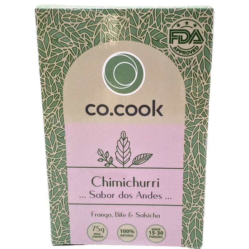 CoCook - Masala Especiaria 100% Natural Tempero Chimichurri Sabor Andes 75g