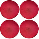 Kit 4 Sousplats YOI Vermelho 38cmx38cm