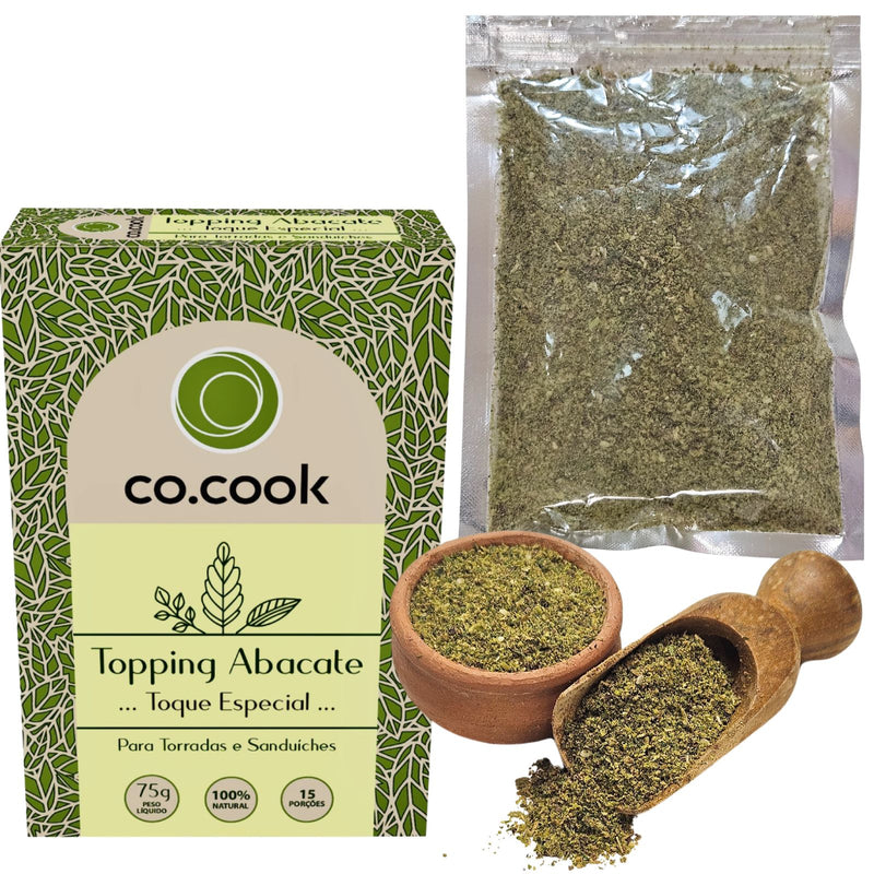 CoCook Caixa 20 Pack Molho Natural Torrada Sanduiche Abacate 75g