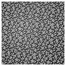 Kit 4 Guardanapos de Tecido Floral Black Algodão 39cmx39cm