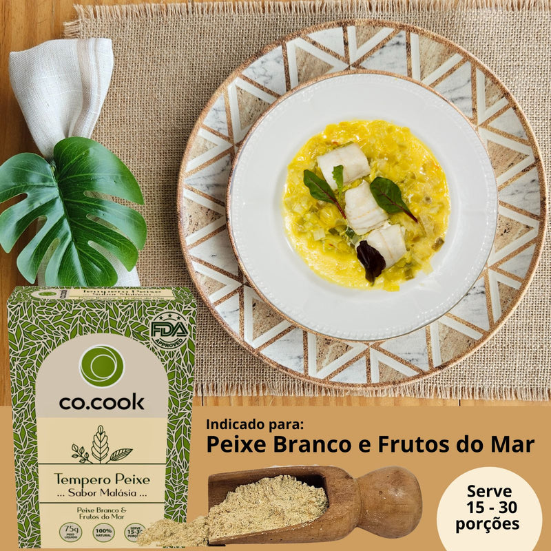 Kit 3 Temperos Funcionais Co.Cook – Carnes, Frango e Peixes | 100% Natural, Zero Glúten, Zero Lactose, Zero Conservantes, Zero Corantes, Zero Sódio