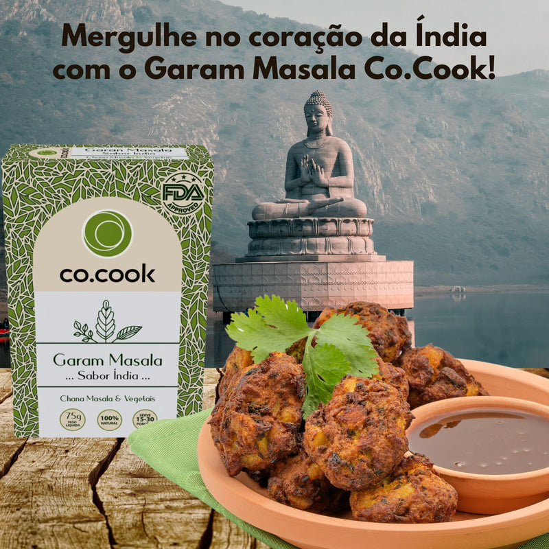 CoCook Caixa 20 Pack Especiaria 100% Natural Garam Masala 75g