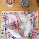 Kit 4 Porta Guardanapo Mimosa Flor Crisântemo