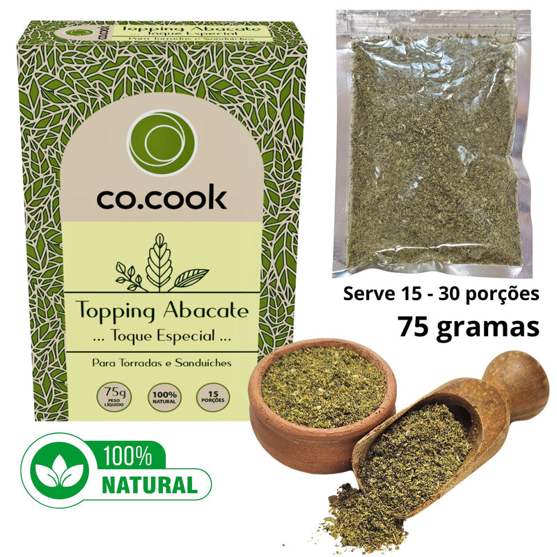 CoCook Caixa 20 Pack Molho Natural Torrada Sanduiche Abacate 75g