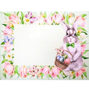 Kit 4 Jogos Americanos Coelho da Páscoa III da Charlô 43cmx34cm