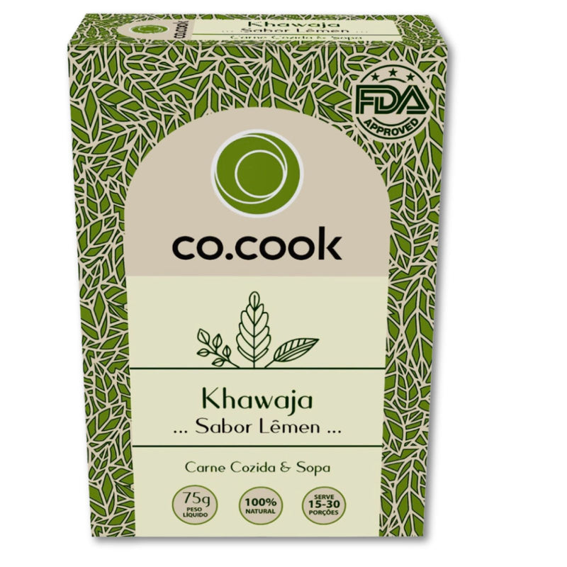 CoCook Caixa 10 Pack Especiaria 100% Natural Tempero Khawaja Sabor Lêmen 75g