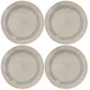 Kit 4 Sousplats YOI DOT Bege 38cmx38cm