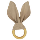 Porta Guardanapo 3 em 1 Ecofun Páscoa Orelha Coelho Laço Gravata Mascavo