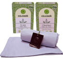 CoCook Kit Trio Presente Tempero Carne Chimichurri Za'atar com Guardanapo de Tecido