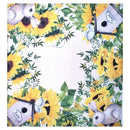 Kit 4 Guardanapos de Tecido  Coelho da Páscoa Girassol 40cmx40cm
