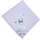 Kit 4 Guardanapos de Tecido Coelho da Páscoa e Lavanda 40cmx40cm