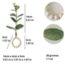 Charlo Eucalyptus Branch Napkin Holder - 4 units