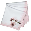 Kit 4 Guardanapos de Tecido Ring Orquidea Rosa 40cmx40cm