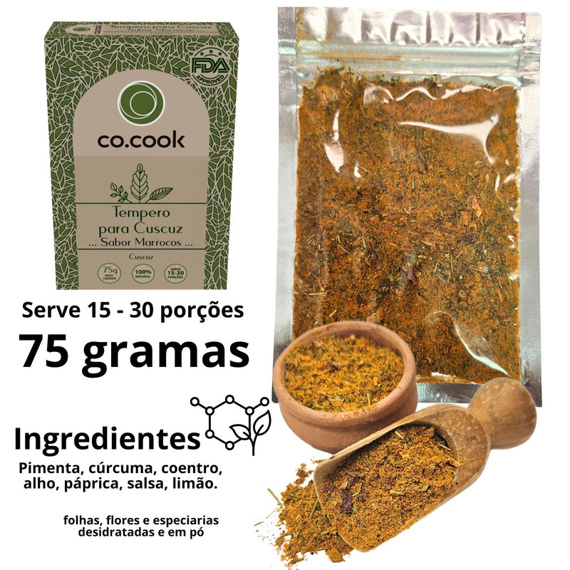 CoCook Presente 2 Temperos Khmeli Suneli, Jerk e Topping Brigadeiro com 4 PG Festa Junina