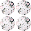 Kit 4 Capas para Sousplat Floral Vintage Rosa da Charlô 35cmx35cm