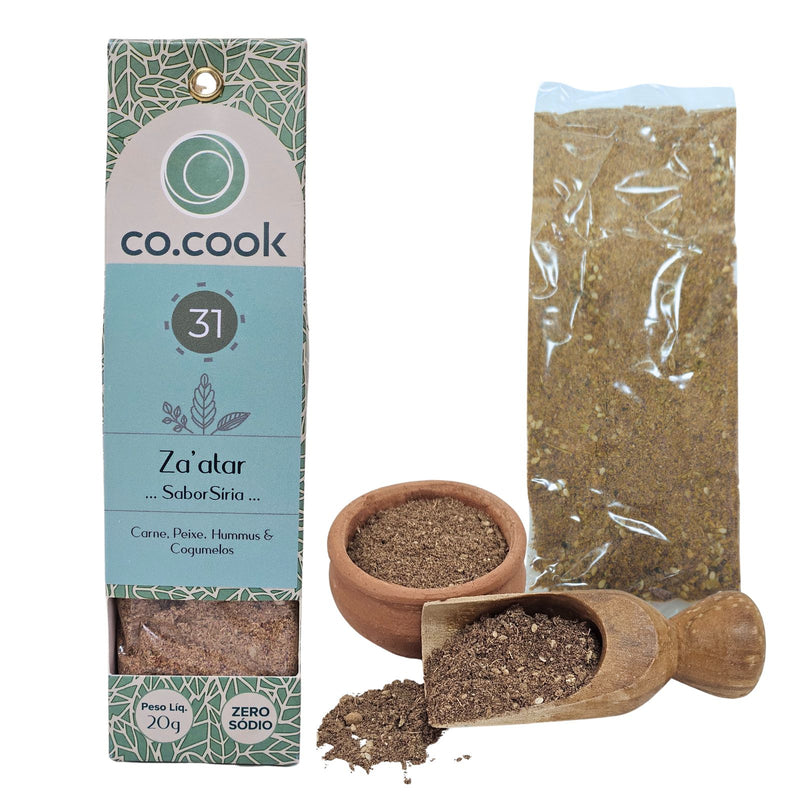 CoCook Masala Especiaria 100% Natural Tempero Zaátar Sabor Síria 20g