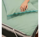 Hypoallergenic Single Mattress Protector Cover, Green, Waterproof