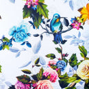 Kit 4 Capas Sousplat Floral Pássaros Vintage 35cmx35cm
