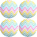 Kit 4 Capas Sousplat ZigZag Alegria 35cmx35cm