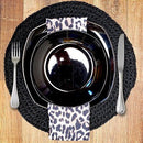 Kit 4 Guardanapo de Tecido Onça 40cmx40cm