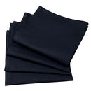Kit 4 Guardanapos de Tecido Preto Algodão 39cmx39cm