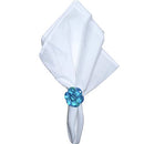 Kit 4 Porta Guardanapo Flor Delicada Azul Turquesa da Charlô