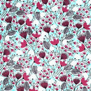 Kit 4 Guardanapos de Tecido Algodão Cerrado Azul 39cmx39cm