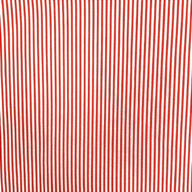 Kit 4 Guardanapos de Tecido Algodão Listrado Vermelho 39cmx39cm