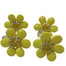 Kit 4 Porta Guardanapo Flor Delicada Amarelo da Charlô