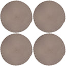 Kit 4 Sousplats YOI Noar Fendi 38cmx38cm