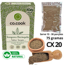 Cx 20 Tempero Funcional 100% Natural CoCook Beringela Sabor Turquia 75g