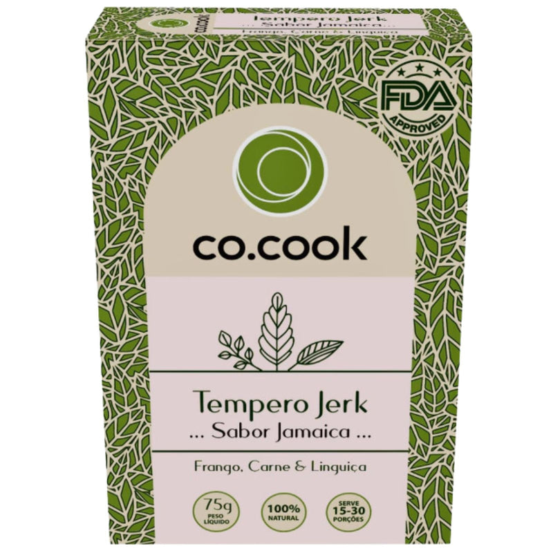 CoCook Especiaria Natural Tempero Jerk Sabor Jamaica 75g