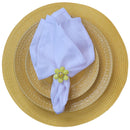 Kit 4 Porta Guardanapo Flor Delicada Amarelo da Charlô