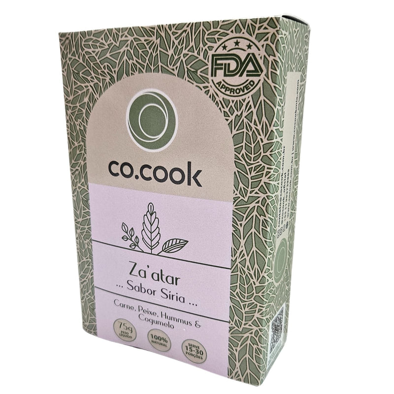 CoCook - Masala Especiaria 100% Natural Tempero Zaátar Sabor Síria 75g