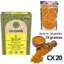 CoCook Caixa 20 Pack  100% Natural  Leite Dourado Sabor Índia 75g